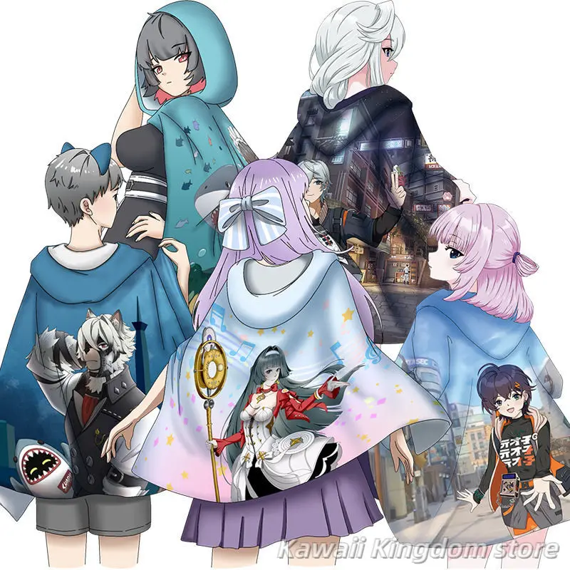 Zenless Zone Zero Ellen Joe Anime Shawl Cloak Capes Ponchos Air Conditioning Blankets Both Sexes Warm Clothes Coats Jackets