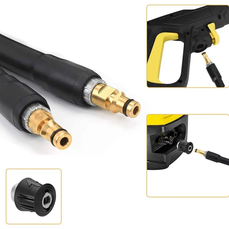 Mangueira de alta pressão personalizável, conector de tubo de lavadora de pressão de lavagem, adaptador de mangueira para karcher k2 ~ k7,