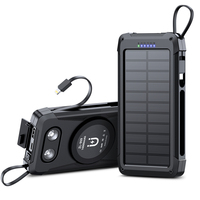 10000mAh Magnetic Solar Power Bank Magsafe Wireless Charger Powerbank for iPhone 16 Samsung Huawei Xiaomi External Spare Battery