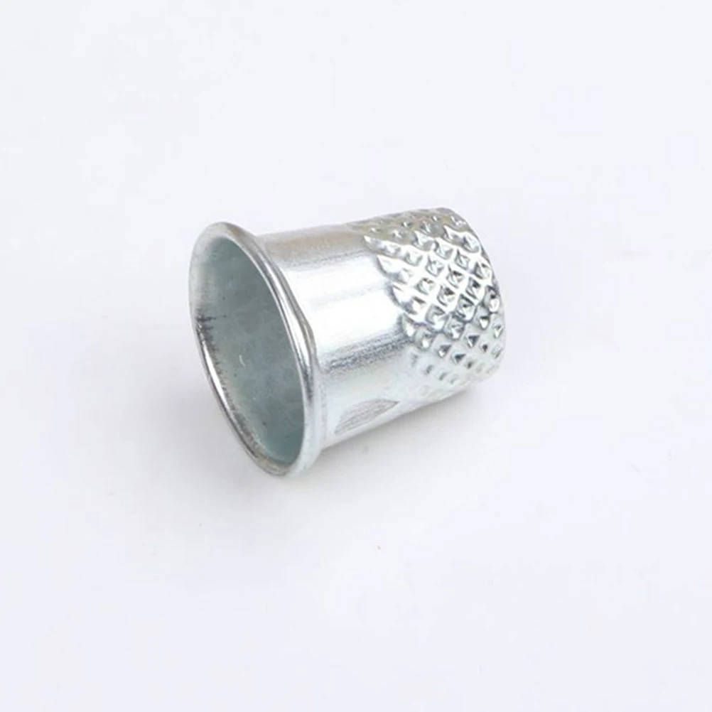 

50pcs Metal Thimble Cap Vintage Finger Protector for DIY Craft Projects Sewing Quilters Metal Pin Needle Shield