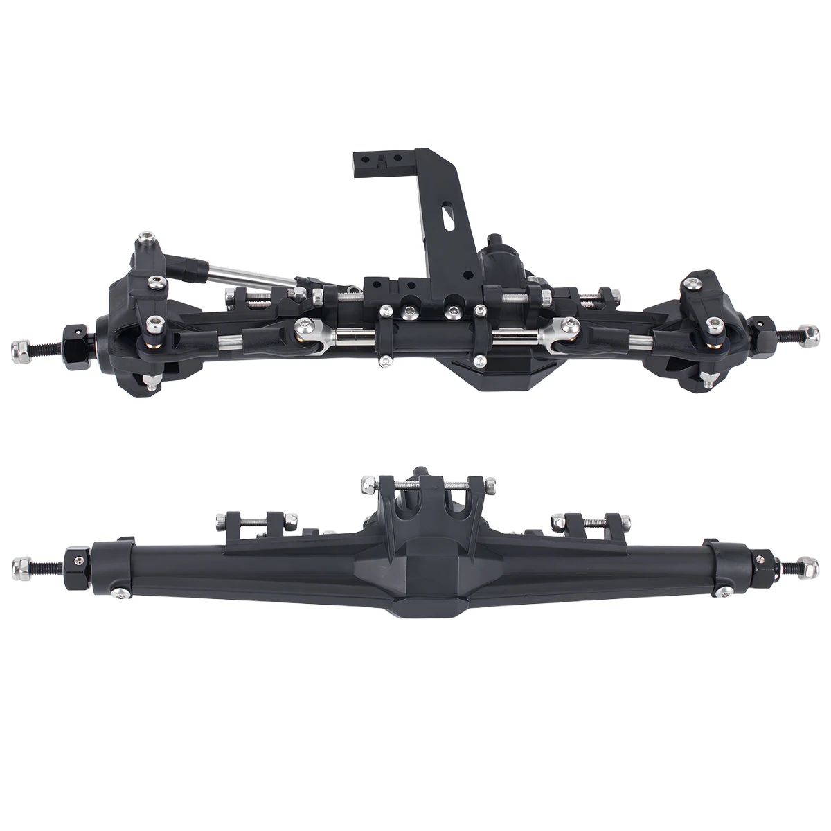 Y ​ Conjunto de Eixos Dianteiro e Traseiro SIDO de Alta Performance para Carros RC 1/10 Traxxas TRX4 Vanquish H10 Optic - Peças DIY