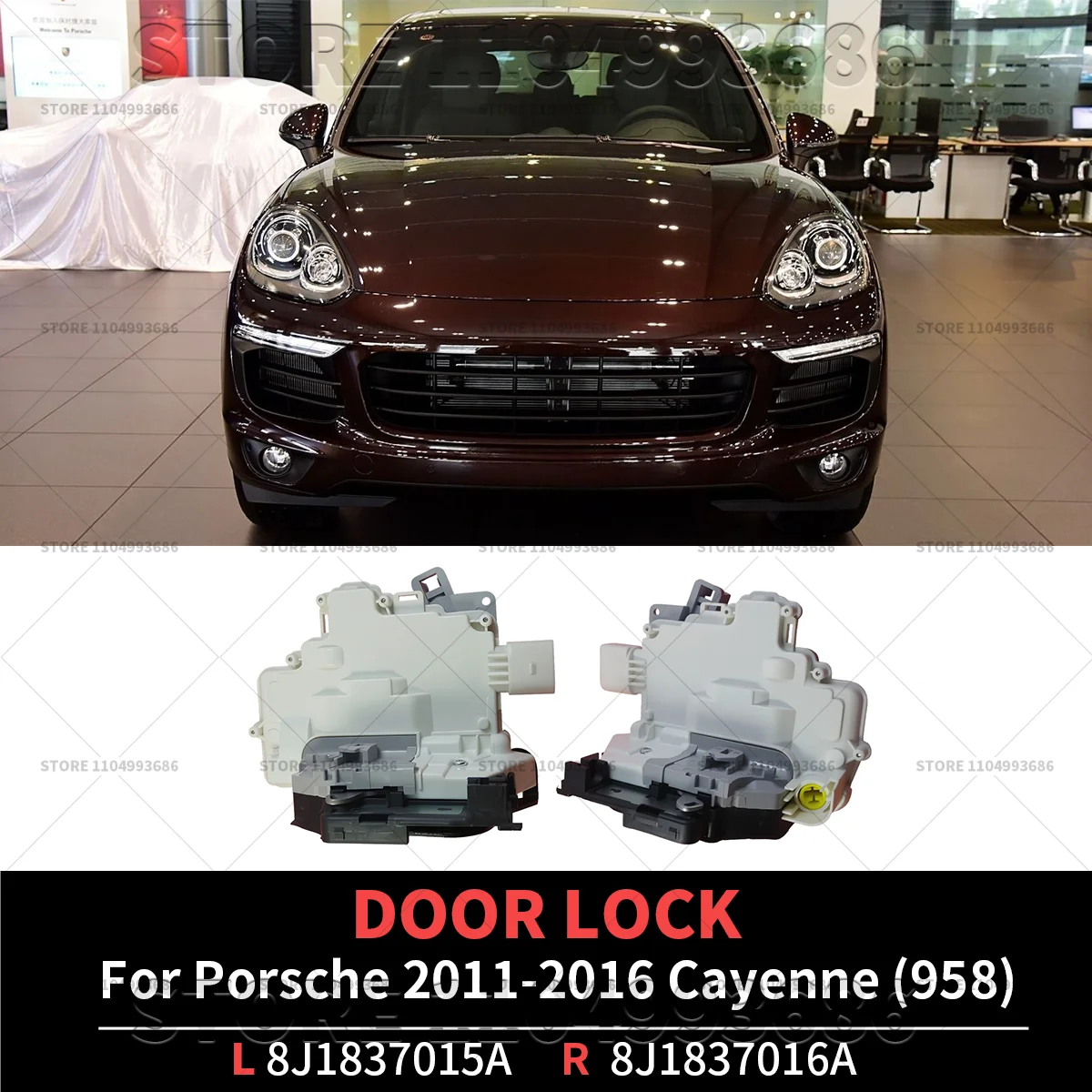 

Для Porsche Cayenne (958) Panamera (970) 2011-2016 гг., защелка привода дверного замка OEM 8J1837015A 8J1837016A 9A783721501 9A783721601