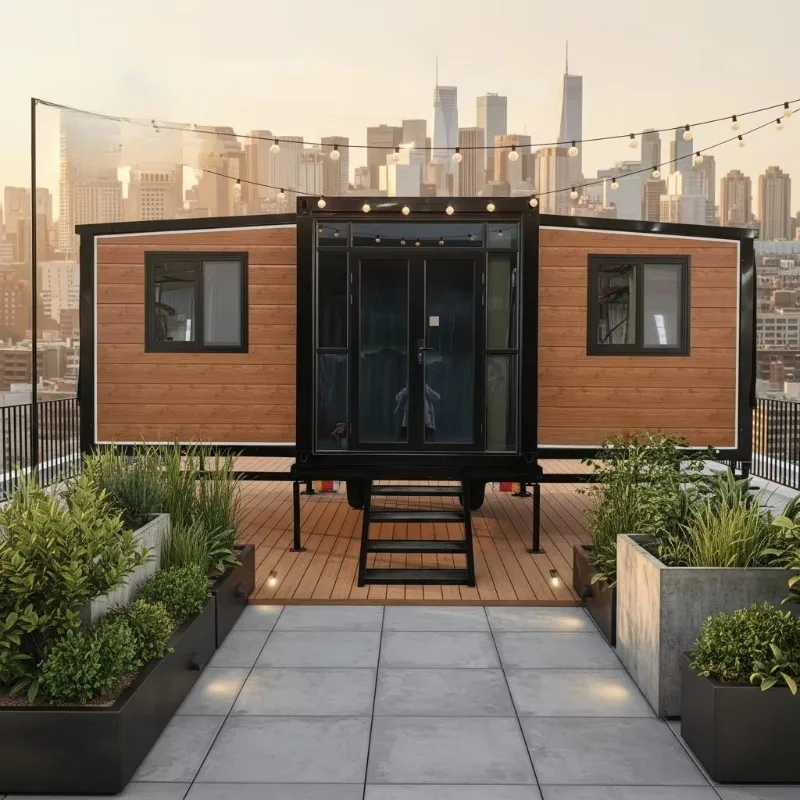 Multifunctional Foldable Container Cabin Combined Office Living Storage Function Integrated Modular House Simple Structure
