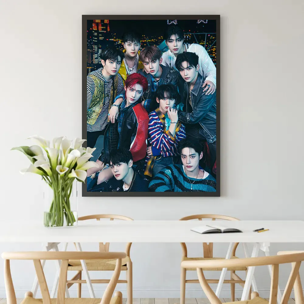 Korean Men's Singing Group ZEROBASEONE Posters and Prints ZB1 Canvas Painting Wall Art Picture for Living Room Home Decor Gifts