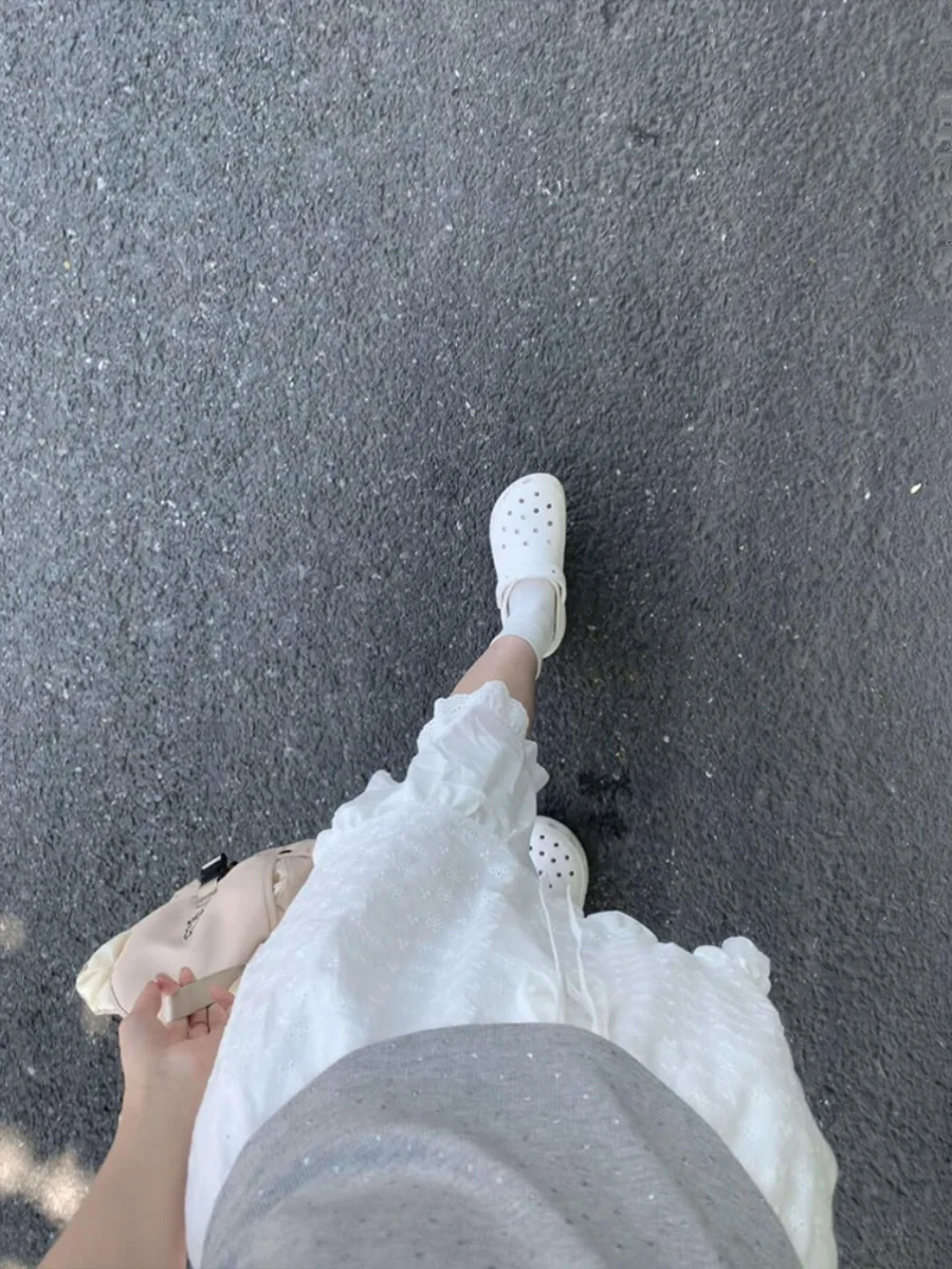 ay U-Ne Lace ort Sve T-irt Donna Estate Slim Fit ort Lunghezza Appeso Ne Base irt Coreano Sle Pendolarismo Vento