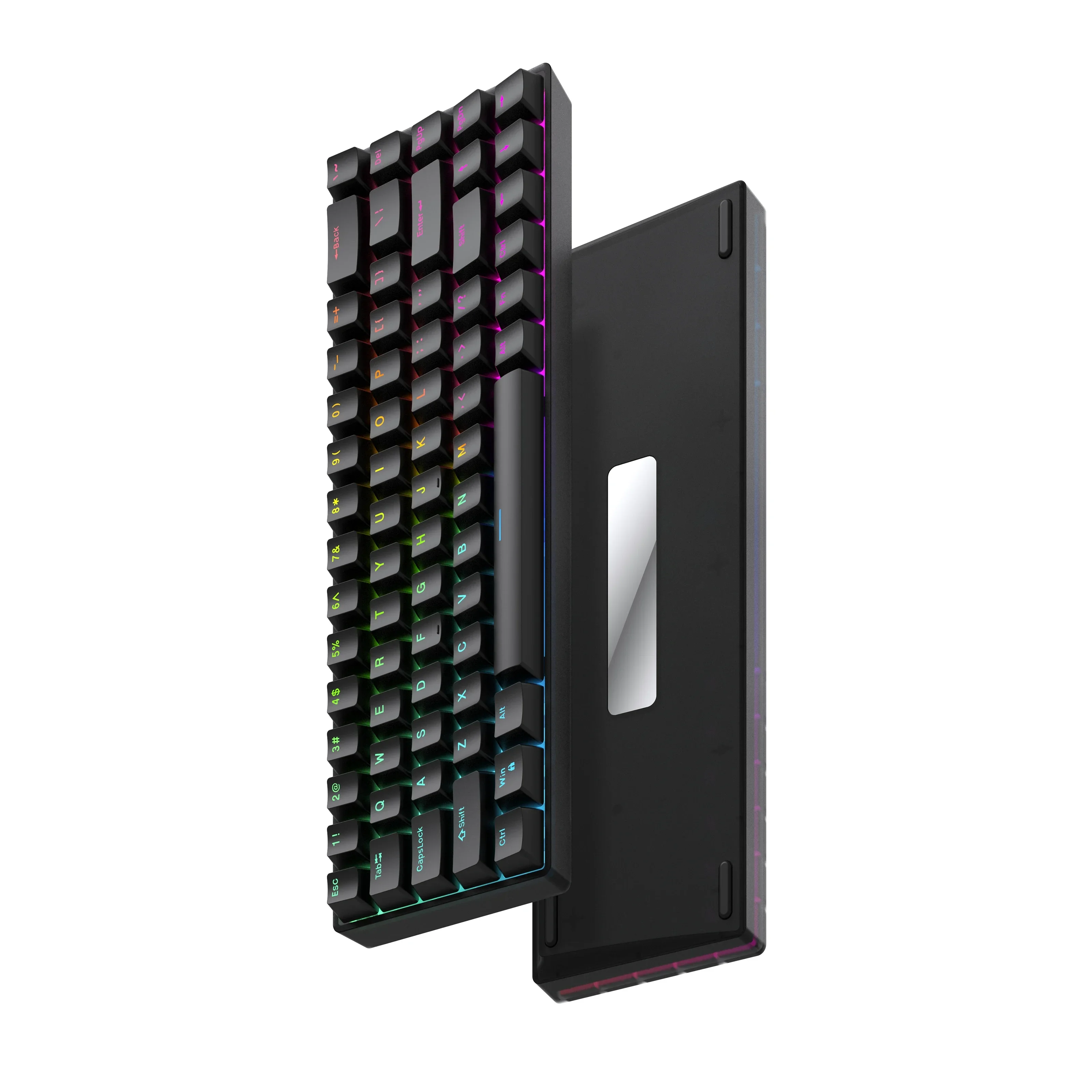 Imagem -04 - Teamwolf Raven68 Eixo de Teclado Magnético Mecânico com Fio 8k Gatilho Rápido Rgb Backlight E-sports Jogos Teclado Personalizado