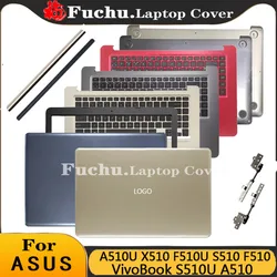 Для ноутбука Asus VivoBook S510U A510 A510U X510 F510U S510 F510 задняя крышка ЖК-дисплея/Передняя панель/клавиатура с упором для рук/Нижняя крышка/шарнир