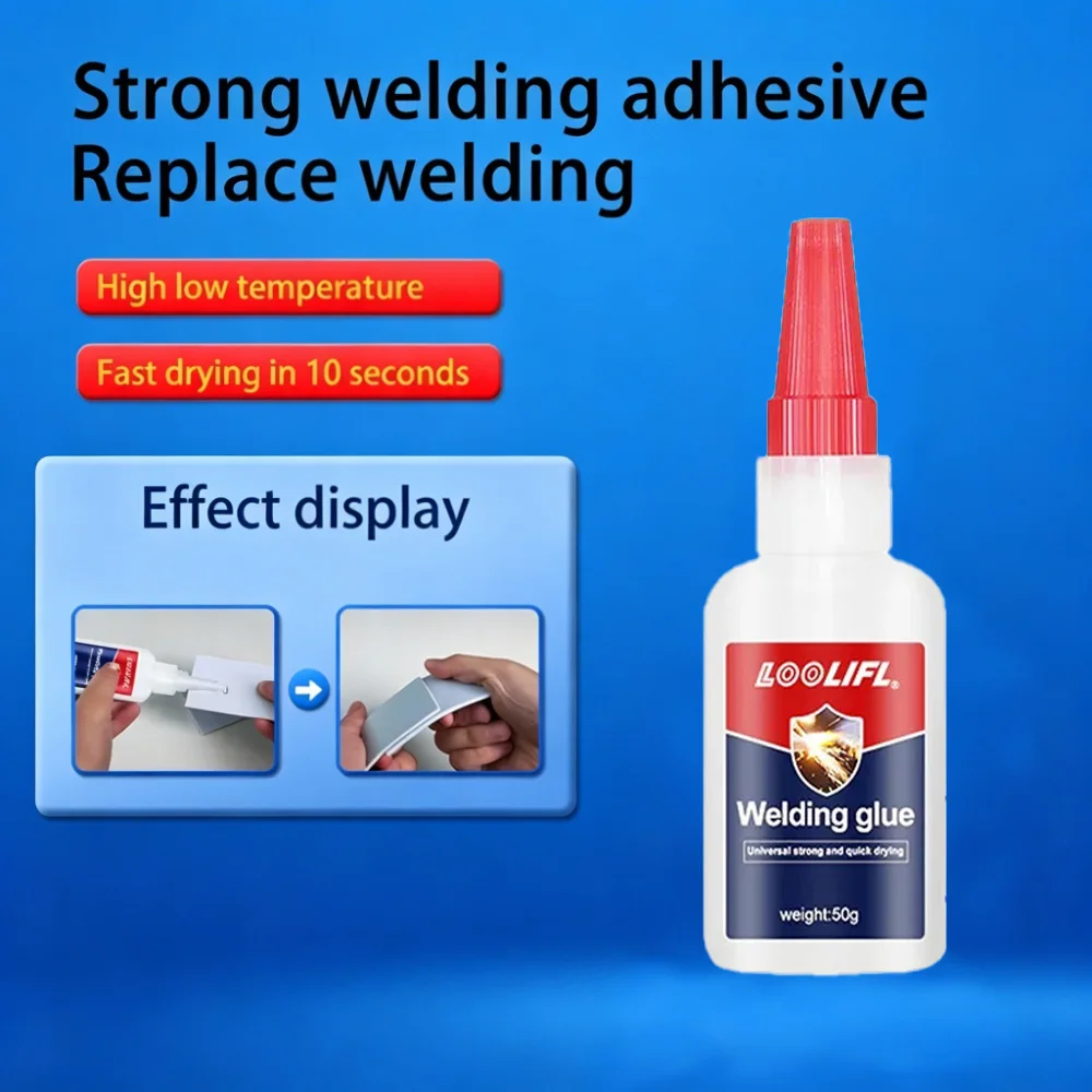 

Welding High Strength Oily Glue - Universal Superglue Mighty Instant Glue for Resin Ceramic Metal Glass Liquid glue 20g/50g.