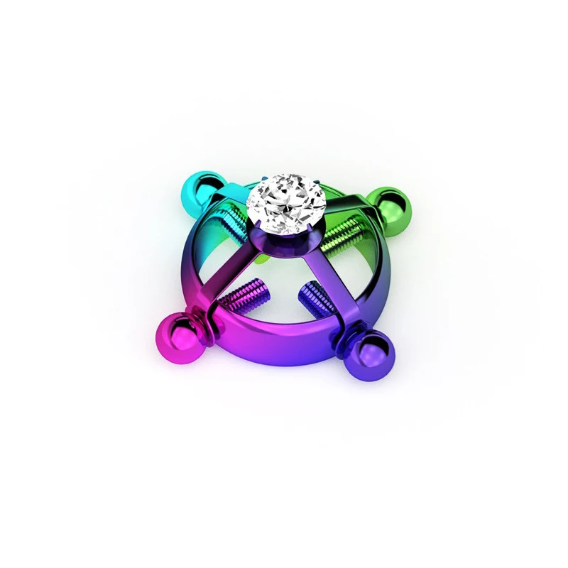 ألعاب الجنس للنساء الفولاذ المقاوم للصدأ الزركون الحلمة المشابك خواتم دون ثقب Bdsm عبودية المعدات الغريبة الملحقات الحميمة #4