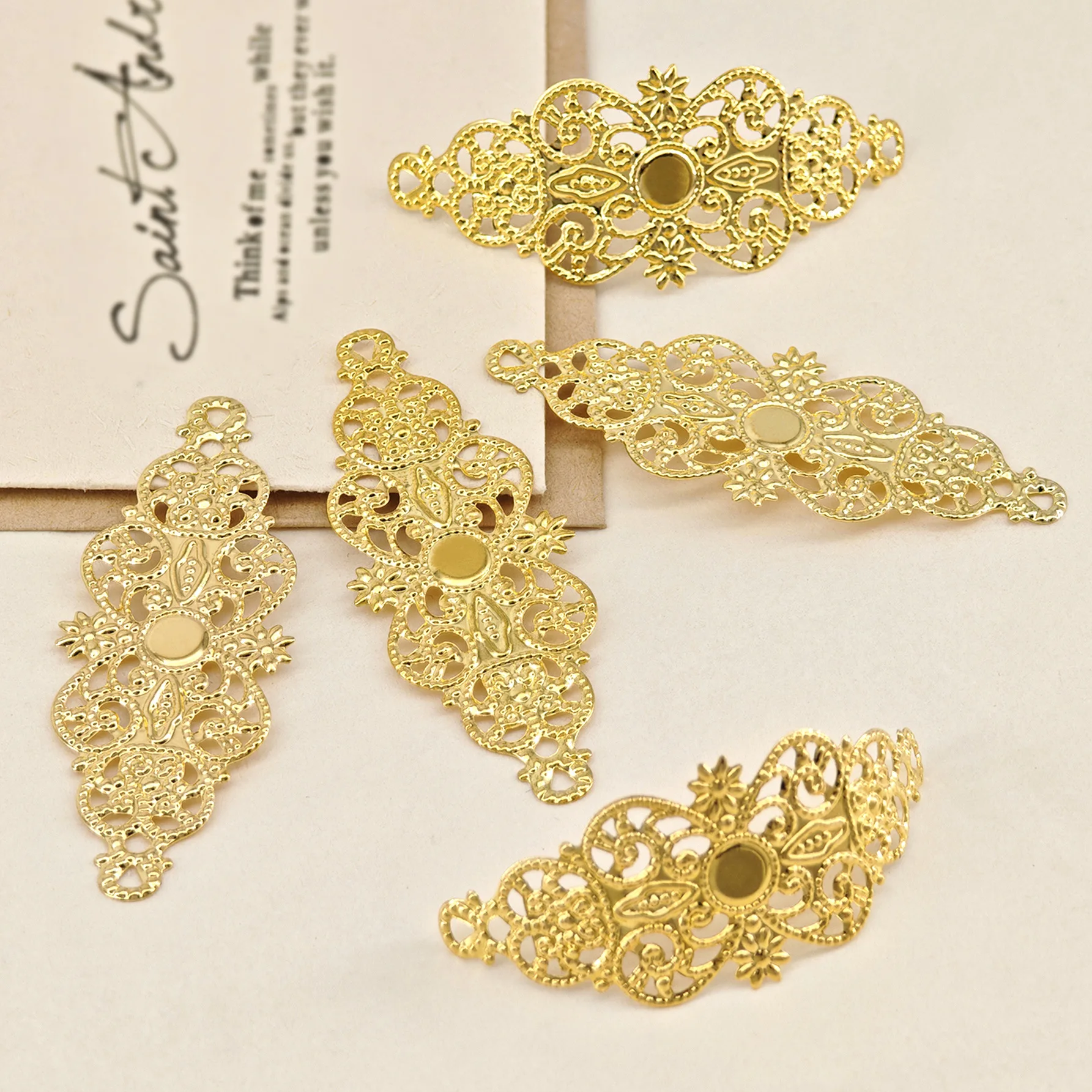 

DIY Dreadlock Hair Rings 5PCS Gold Hollow Extension Set for Wig Braids Accessories Vintage Decor Durable Kit