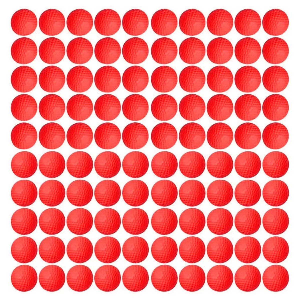 25/50/75/100PCS Red Rounds Soft Foam Apollo Refill Ammo Ball Bullets for Rival Nerf Series Toy Gun Outdoor Practice Red Bullets