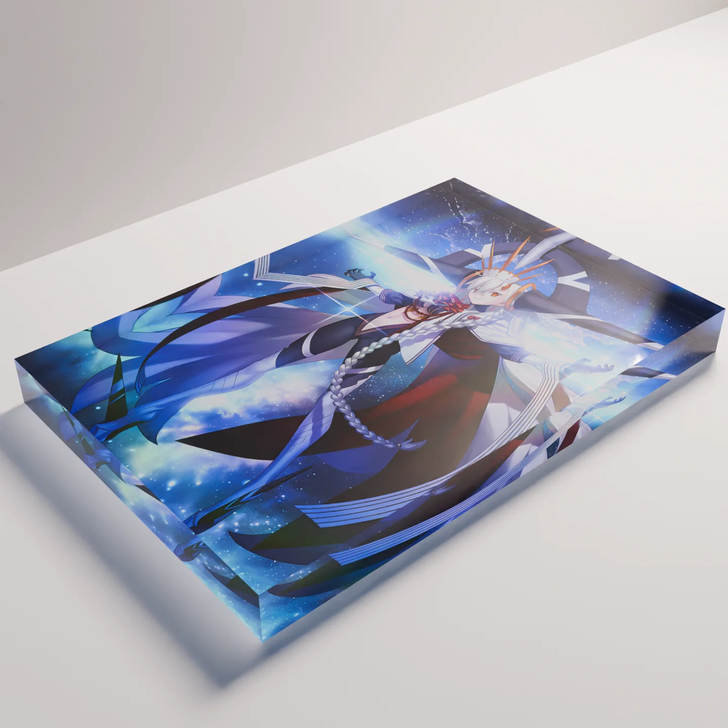 Custom 3D Acrylic Crystal Block Fate Grand Order U-Olga Marie FGO Figure Stand Cubo Holografico Print Your Image Fan Collection