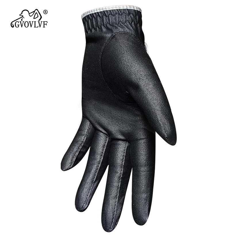 Golf Left Hand Glove Nanometre Microfiber Cloth Golf Glove for Men Breathable Lasting Stable Grip Super Soft Lightweight Cool