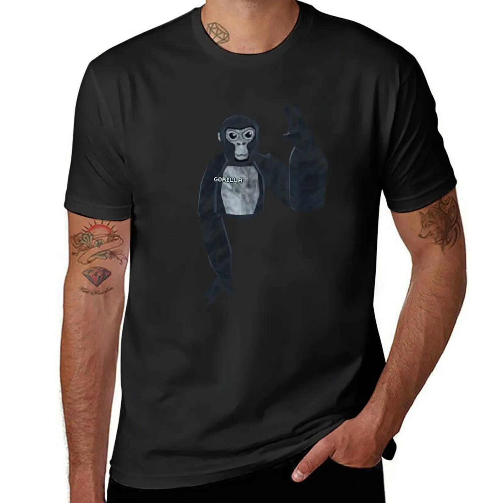 Gorilla Tag VR Gamer Monke Tee for Kids, Teens, Gamer Gift, VR Gift T-Shirt sweat quick drying summer tops mens graphic t-shirts