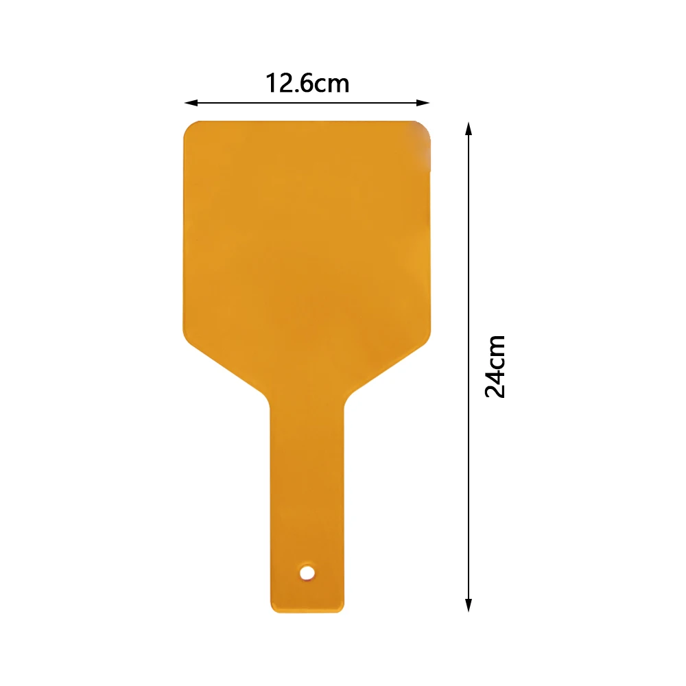 Dental Shield Plate Square/Round/Tooth-Shaped Hand-Held Eye-Protective Board Light Curing Filter Paddle Dentistry Lab Products