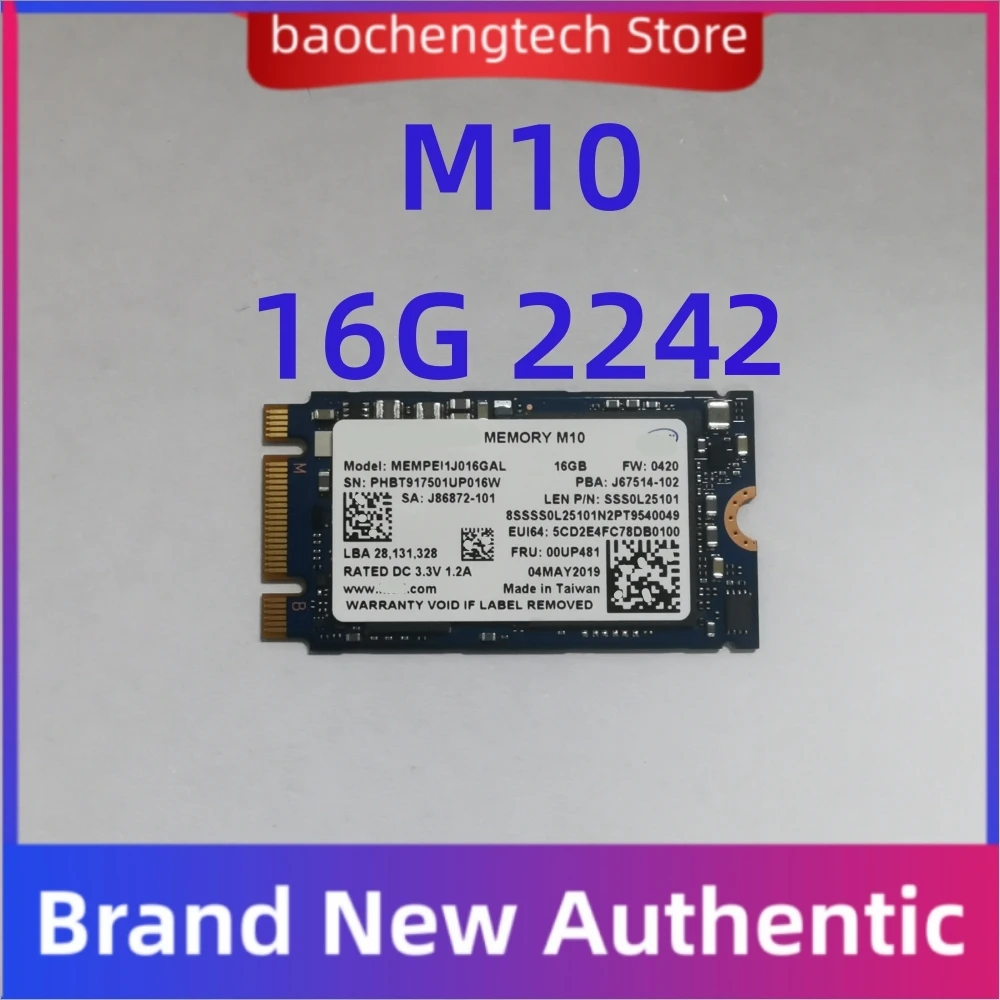 New  SSD M10 16G 2280 2242 Fast Read/Write Compatible with Laptop M.2 SSD HDD Solid State Drive  For Intel Aoteng