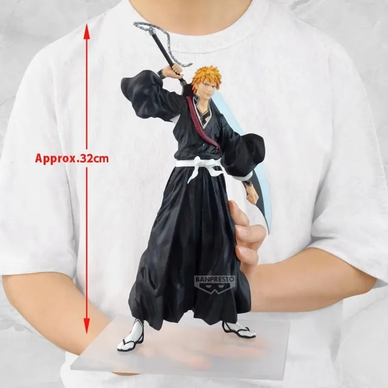 100% originale in magazzino Bandai BANPRESTO Grandista BLEACH Kurosaki Ichigo Personaggio anime Giocattolo Modello Ornamenti Collezione Regali