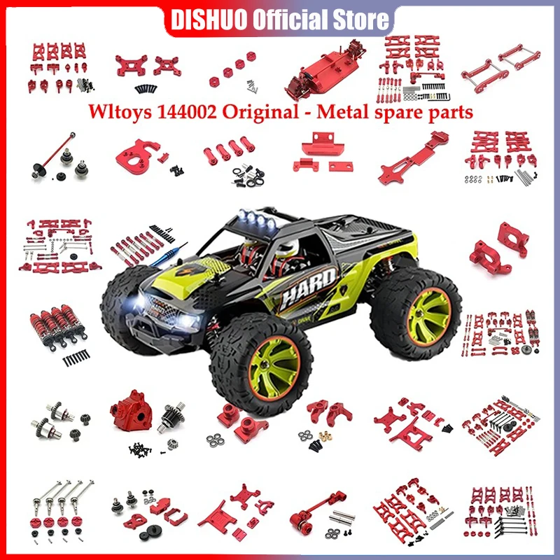 

Wltoys 144001 144002 144010 124007 124016 124018 124019 Metal Drive Shaft CVD Dogbone Differential Cup Upgrade Parts