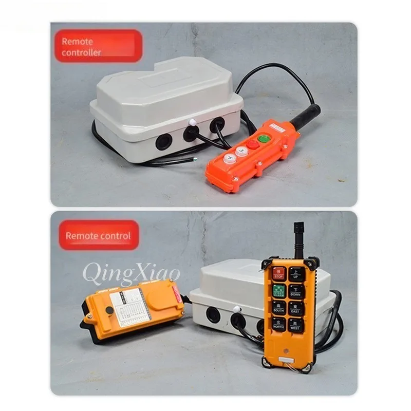 2/3/5 Ton Straight Shaped Heavy Winch Steel Cable Lifting Tackle Industrial Hoisting Equipment For Building And Workshop