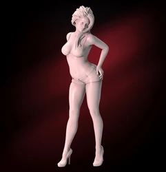 1/24 75mm 1/18 kit modello in resina da 100mm ragazza Sexy di bellezza non verniciata nessun colore RW-167
