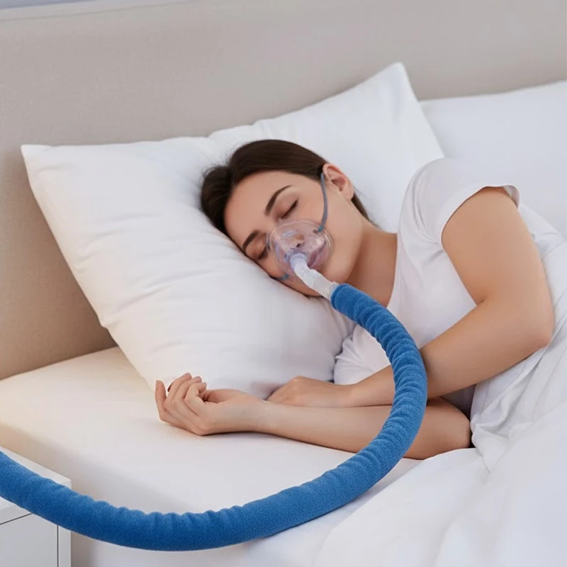 

Универсальный изоляционный чехол для шланга CPAP, мягкий моющийся изоляционный чехол для труб на молнии, предотвращающий конденсацию, аксессуары CPAP