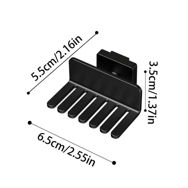 Montado na parede à prova de riscos multi funcional relógio banda prateleira suporte sem necessidade de ferramentas material abs para entusiastas da tecnologia 896c