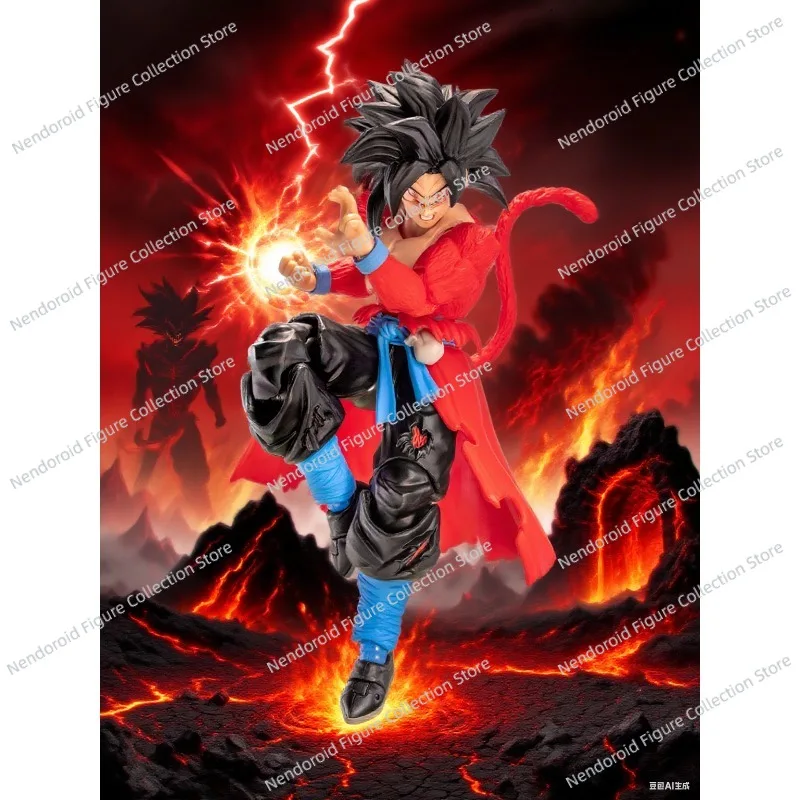

In Stock SHF Demoniacal Fit Dragon Ball 'Untamed Power-Time Ranger' Goku Action Figure Anime Collectible Toy Gift