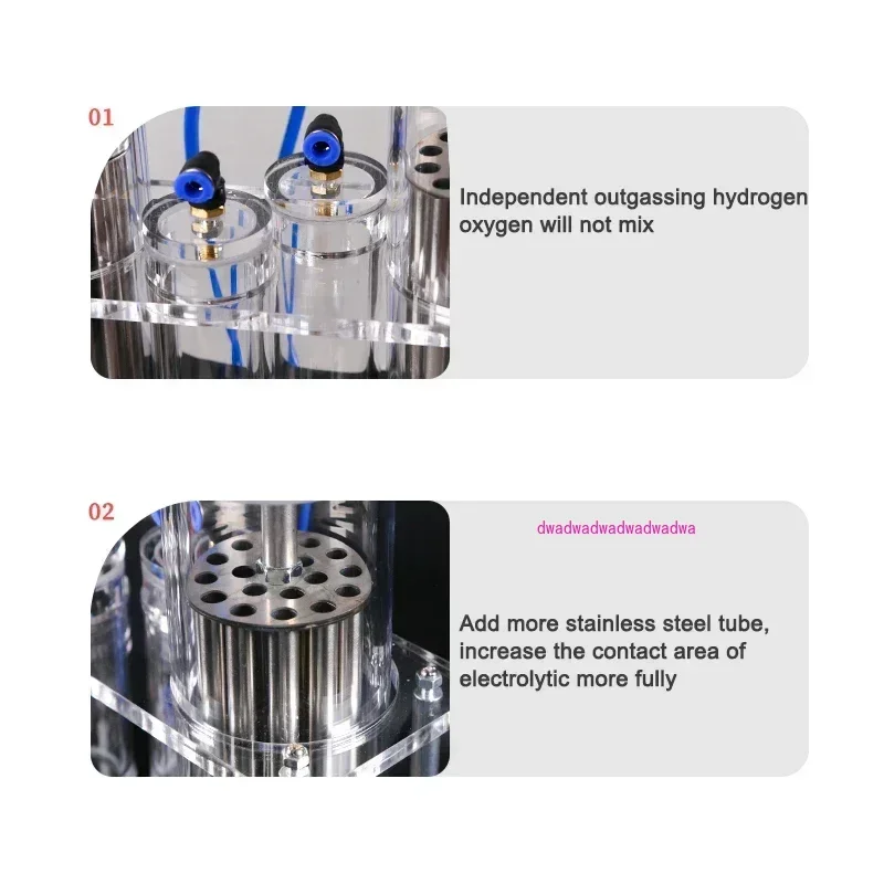 Hydrogen-Oxygen Separation Water Electrolysis Machine Double Outlet Hydrogen Oxygen Separation Experimental Principle Equipment