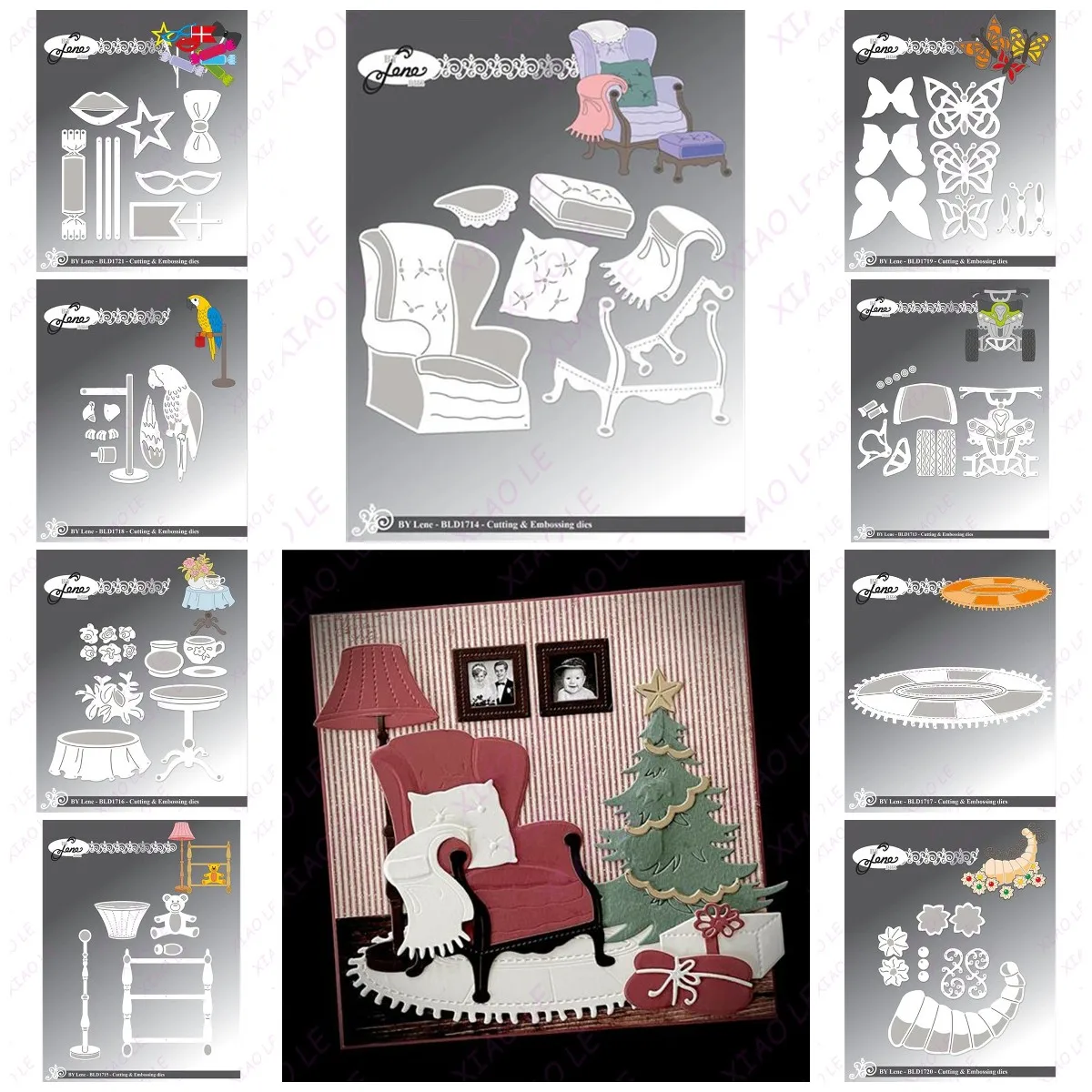 

New Christmas Wreath Cake Butterflies Cutting Dies For DIY Craft Making Decoration Greeting Stencil Paper Card Scrapbooking