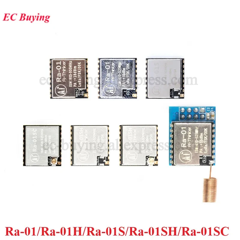 Ra-01 LoRa RF Wifi Wireless Transmit Module SX1276 Ra-01SC Ra-01SH Ra-01S Ra-01H Lora Spread Spectrum 433MHZ 868MHZ SPI/UART