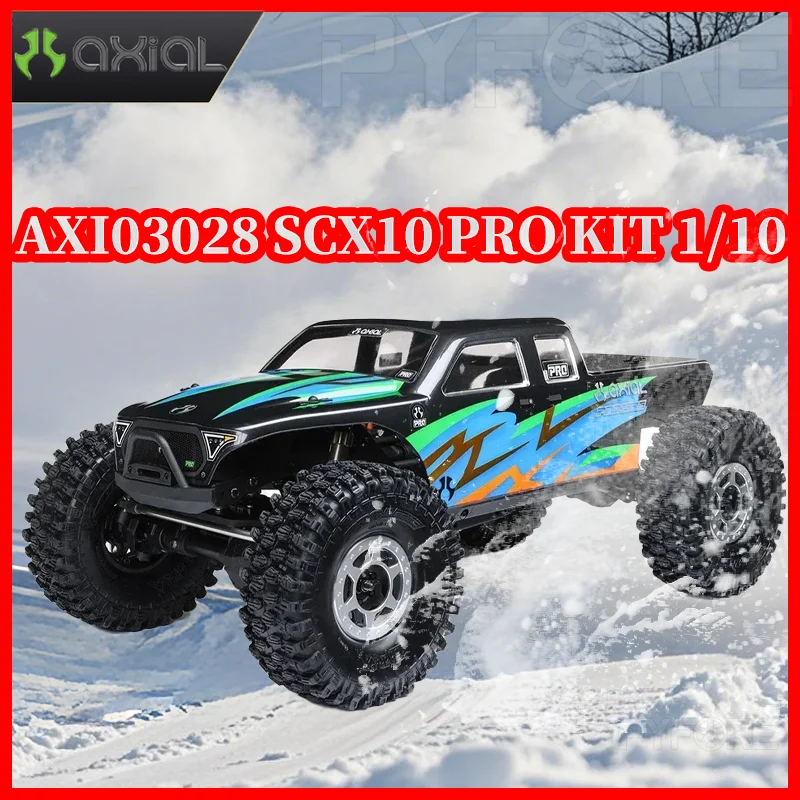 

AXIAL AXI03028 SCX10 PRO KIT - 1/10 RC Electric Remote Control Crawler Model Car Empty Frame for Adult & Children, RC Cars
