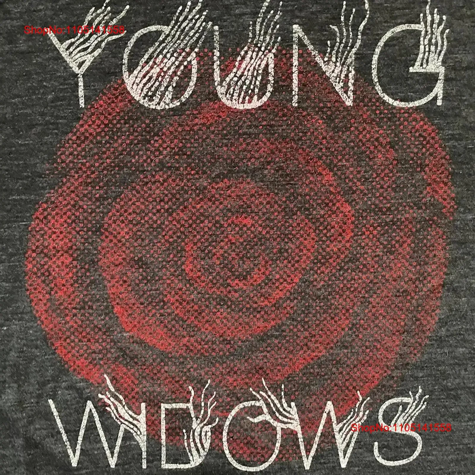 Young Widows Band T Shirt Rose Ash Gray Men s Lg Noise Rock Post Hardcore vintage Washed Top For Everyday Wear fashion