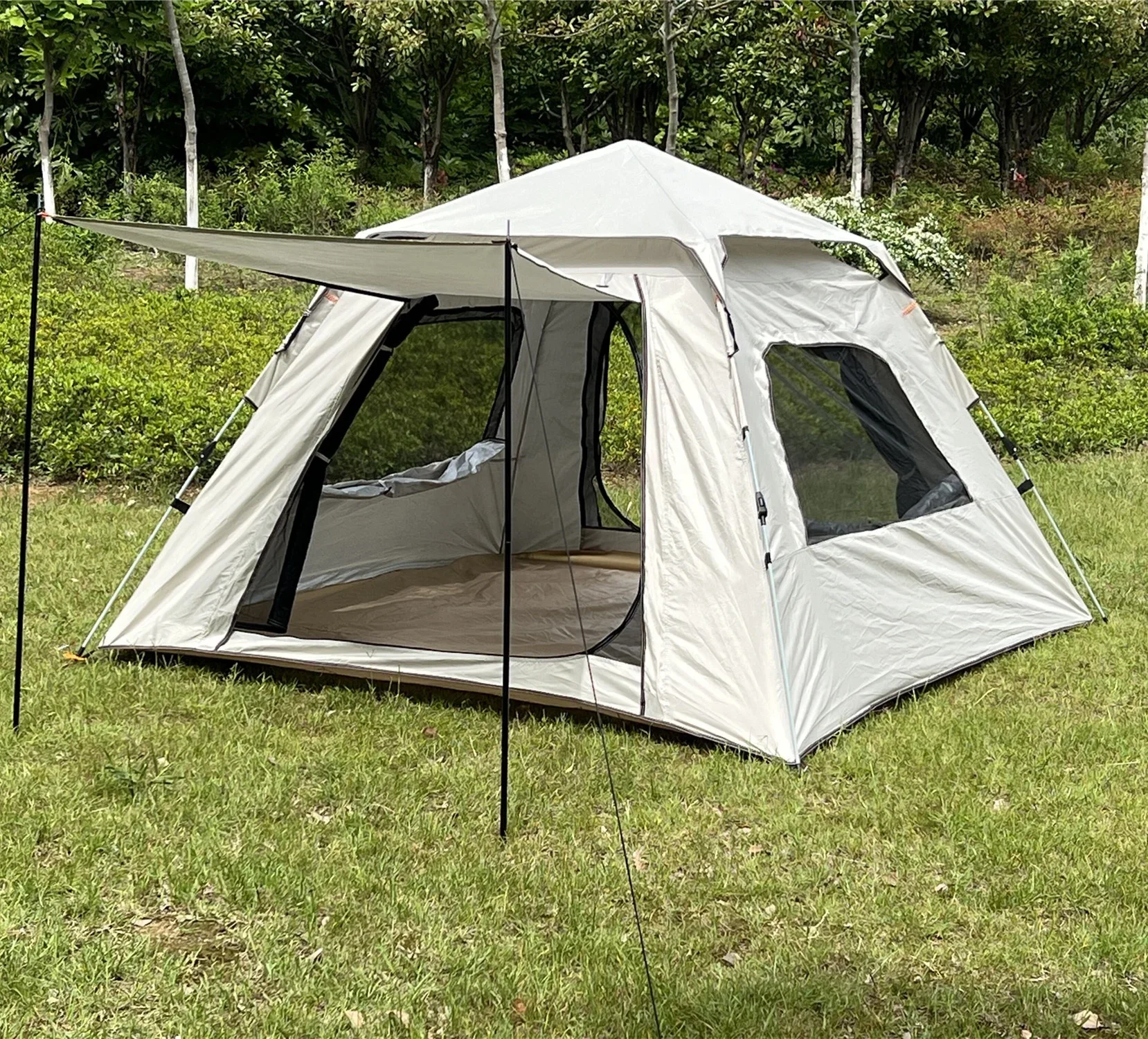 

Portable UV-Proof Polyester Oxford Fabric Camping Tent Beach Sun Shelter