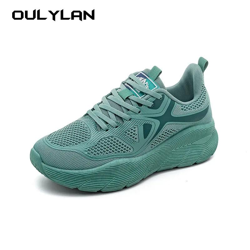 

New Thick soled Sports Shoes for Women's Couples, Versatile, Thick soled, Casual, Breathable Running Shoes, White Shoes