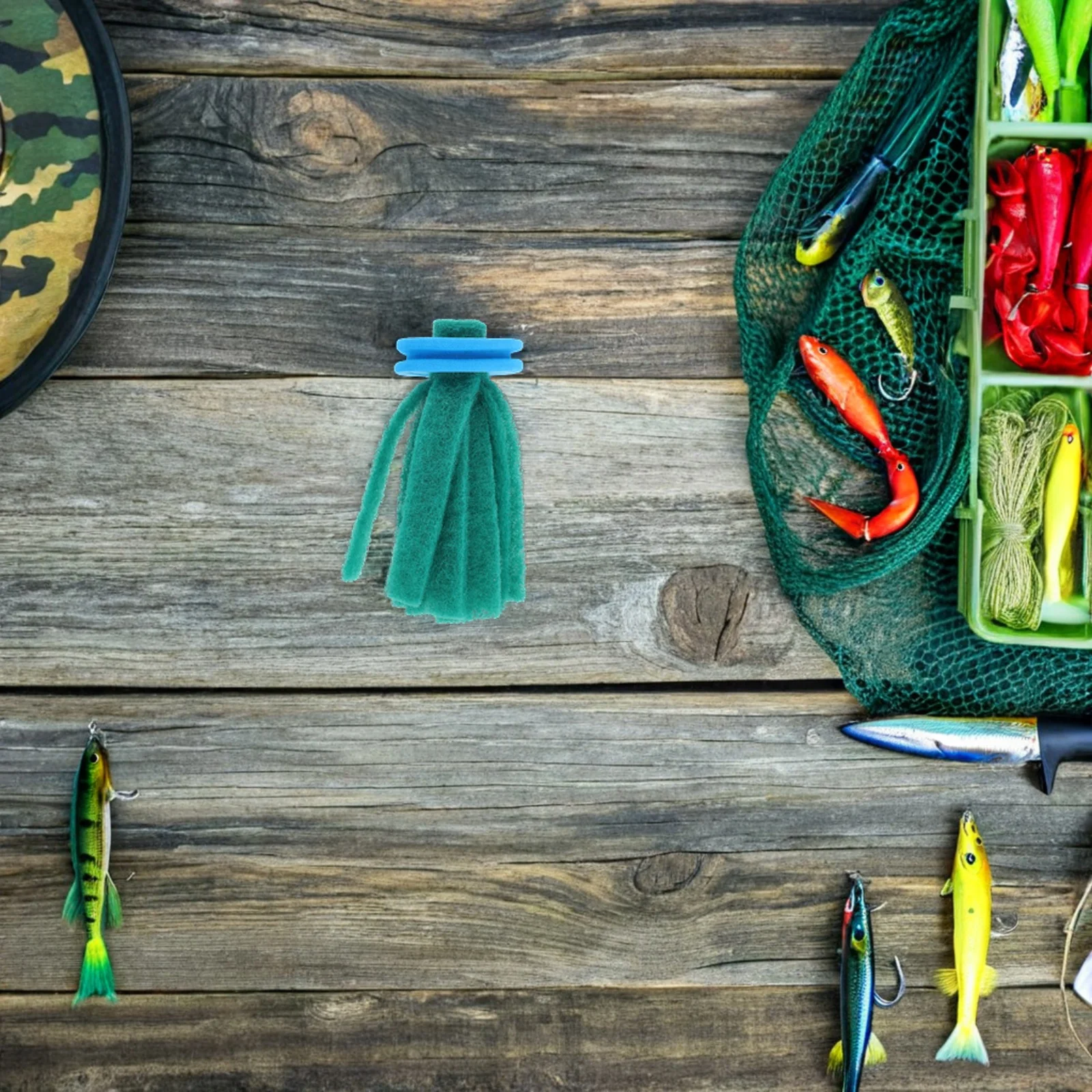 

Fish Egg Collection Mop Mops Aquatic Spawning for Green Sponge Artificial Grass