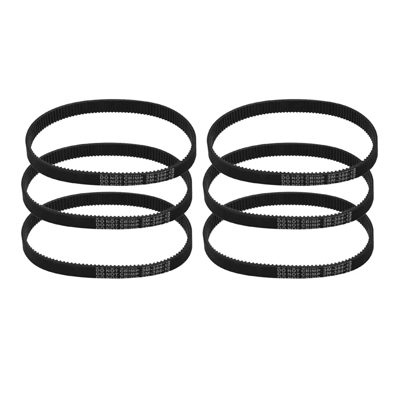 

6Pcs -384-12 Drive Belt For Electric Bike E-Bike Scooter Motorcycle