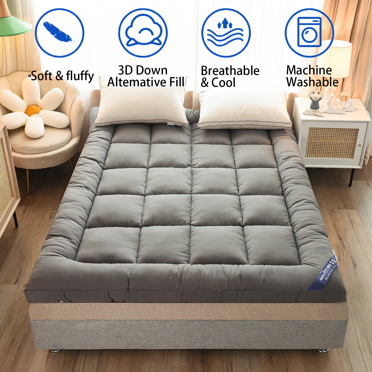 Queen Mattress Topp…