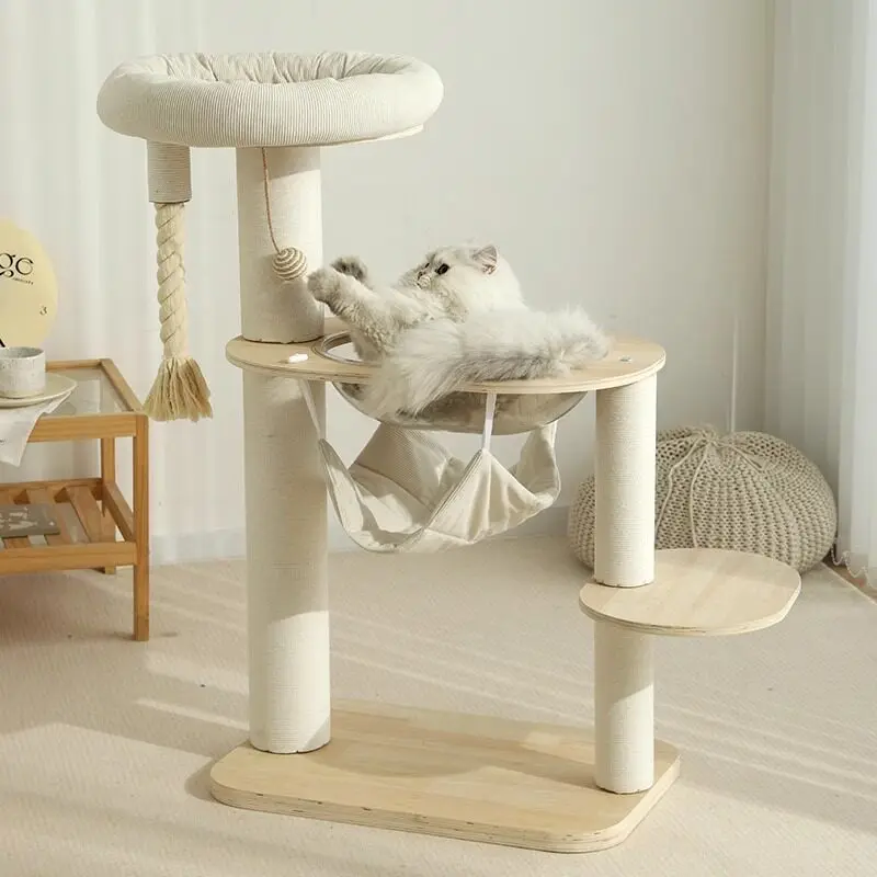 

Scratcher Cat Tower Climbing Supplies Accessories Things Cat Tower Large Castle Climbing Goods Rascador De Gatos Pet Supplies