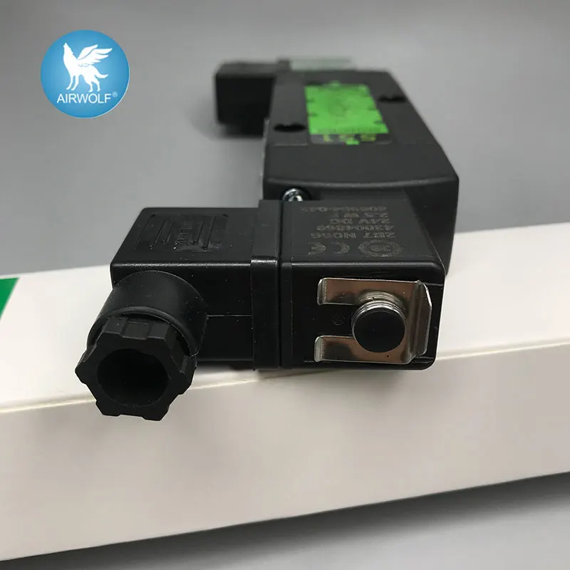 G551A018MS SPOOL VALVES SCG551A018MS 5/2 WAY air pilot bistable Double coil Thread type Solenoid valve