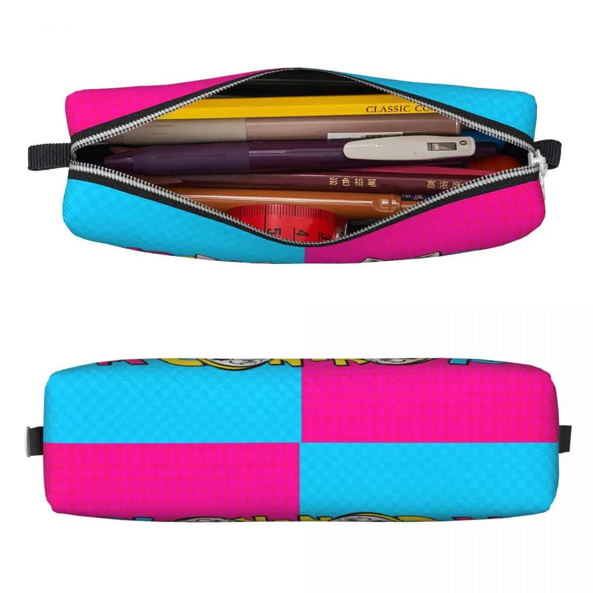 Me Contro Te Pencil Case Pen Bag Girls Boys Big Capacity Students School Zipper Pencilcases