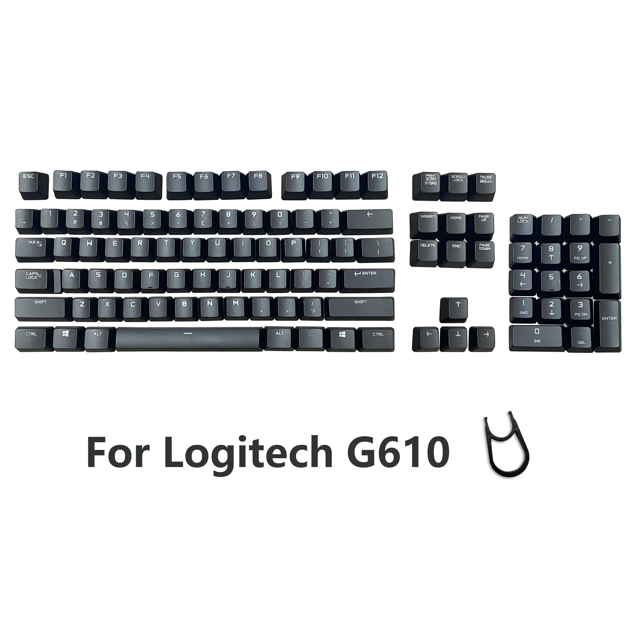 

For G610 Keycaps, New Original Thickened,Custom Shine Through Replacement Keycaps for Logitech G610 Mechanical Gaming Keyboard.