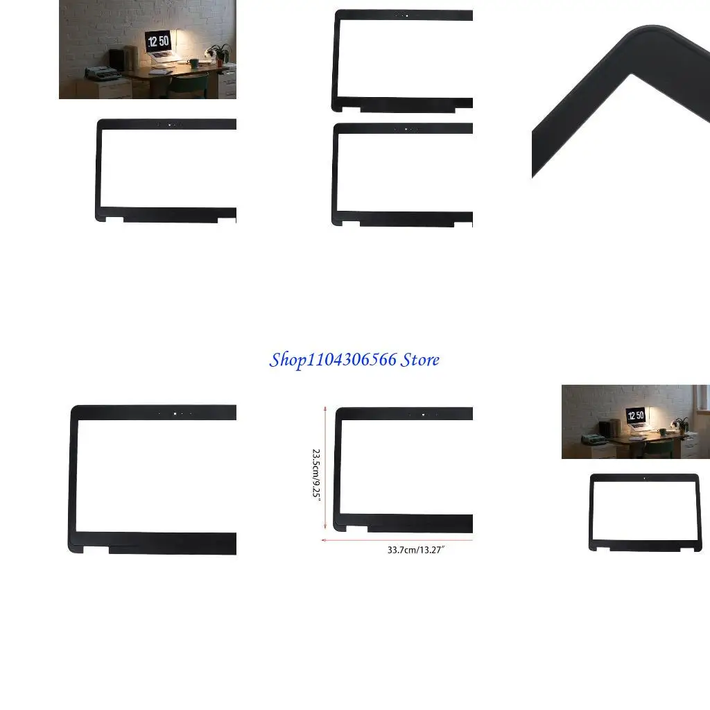 

02DD New Laptop Front Screen Frame LCD Bezel Protective Cover Replacement for Dell E5440 Laptop with Camera Hole