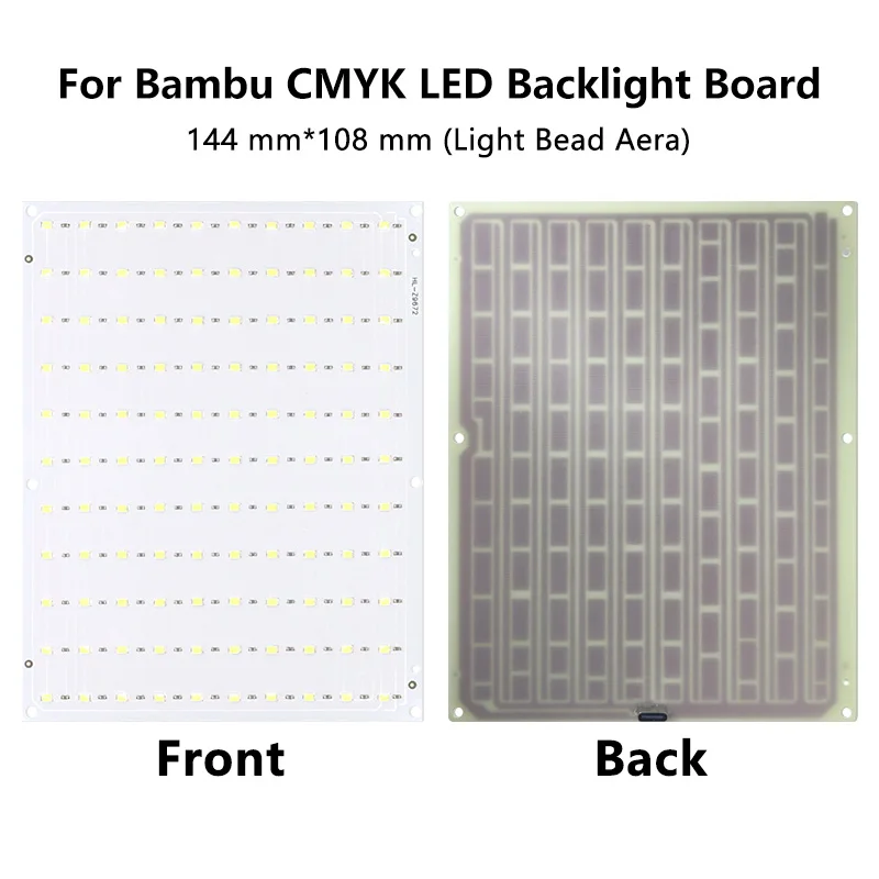 For Bambu Lab CMYK LED Backlight Board Lithophane Led Panel  PLA Basic CMYK Lithophane Bundle 3D Print Lithophane Photo