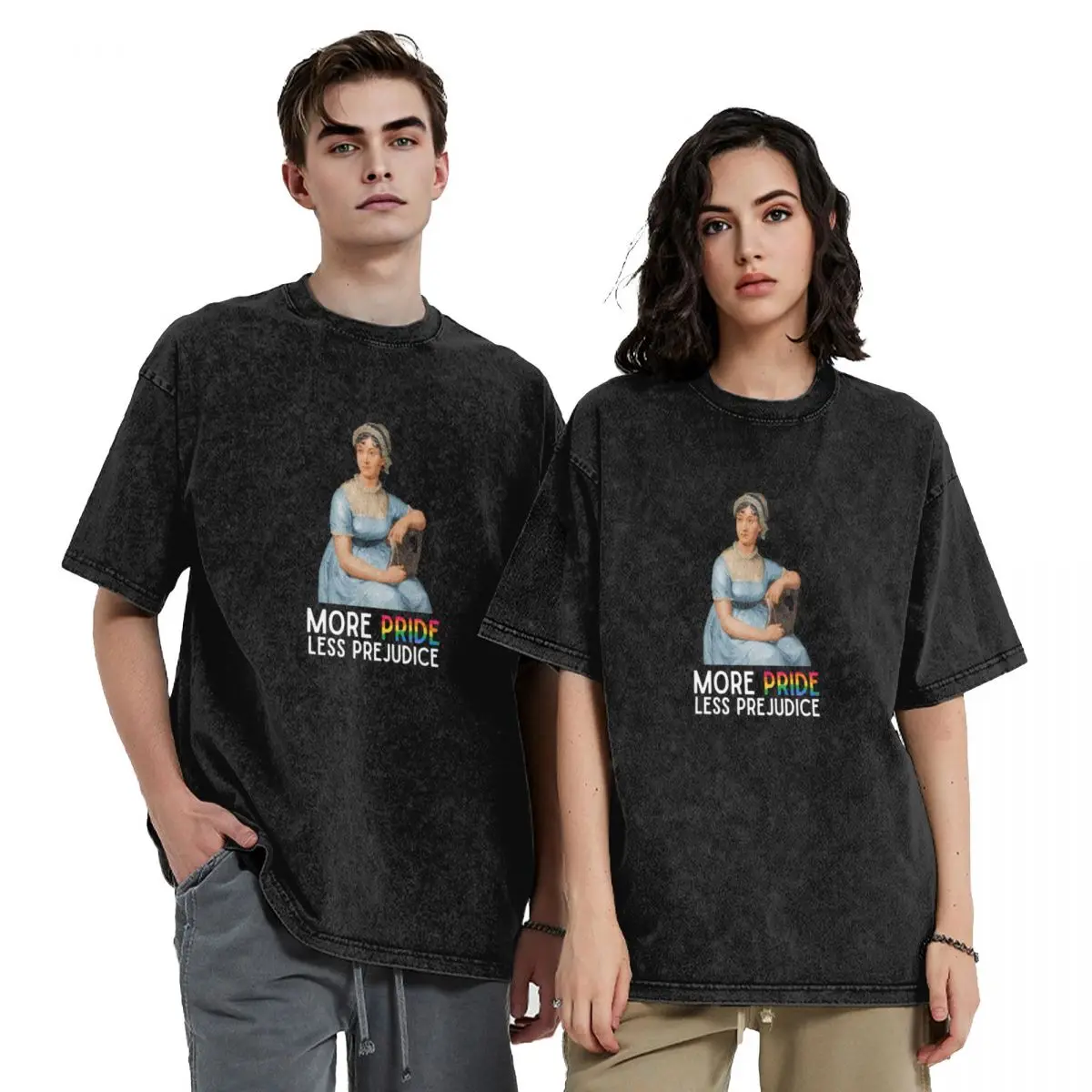 

More Pride Less Prejudice Jane Austen T-Shirt plus sizes anime stuff plus size tops essential t shirt oversized t shirt men