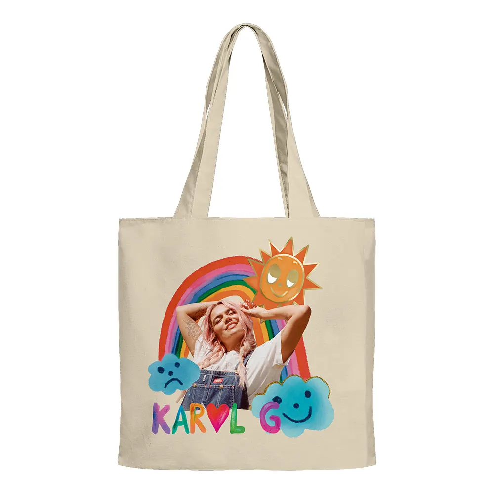 Karol G Umhängetaschen Bichota Saison Tour Merch Print Tasche Unisex Mode lustige lässige Streetwear