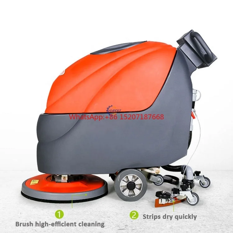 Auto Battery Electrical Powered Floor Washing Cleaning Scrubber Machine