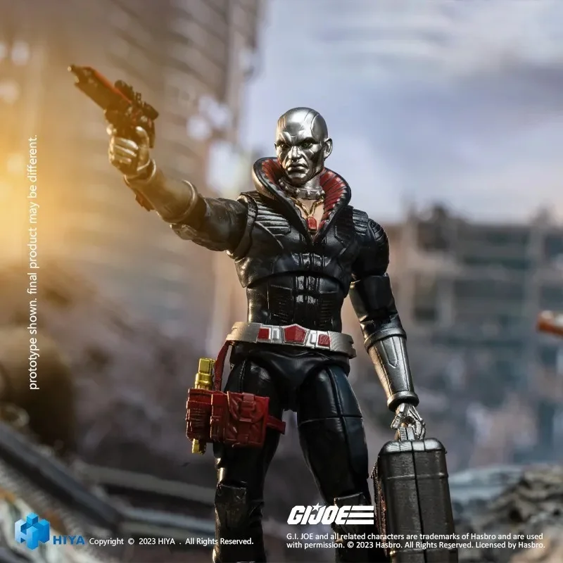 In Stock Original Hasbro Exquisite Mini Series G.I.Joe Destro Anime Figure Action Figure HIYA Model Toy for Boys Children Gift