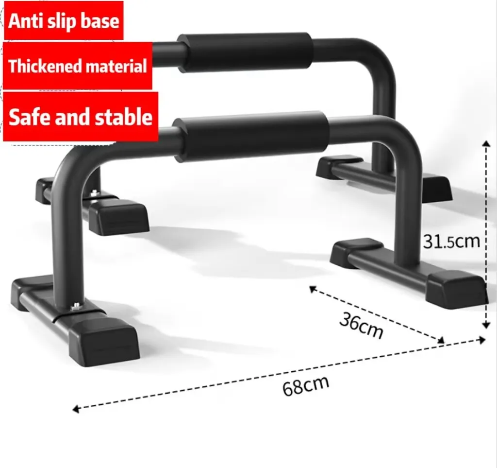 Fitness Parallel Bars Push-Up Handstand Stand - Bodybuilding Equipment for Chest, Arm, and Core Strength Workout Training