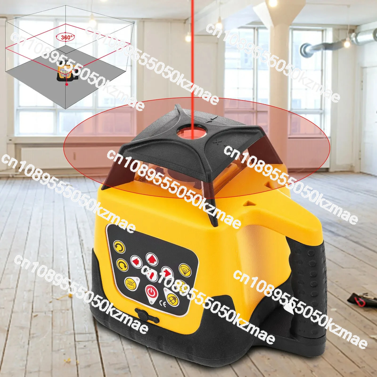 

Автоматический ротационный лазерный нивелир 500 м, самовыравнивающийся, с зеленым лучом, горизонтальные и вертикальные перекрестные линии, для строительных работ в помещении