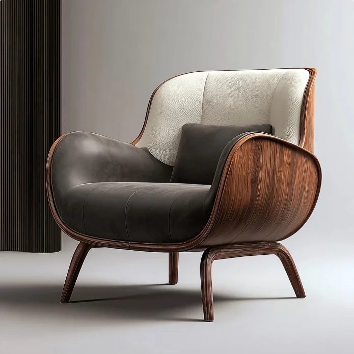 #One Seat Velvet Rocking Chair Tufted Modern Luxurious Hotel Accent Living Room Dining Armchair Sofa